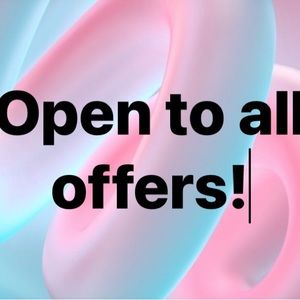 Open to all offers!